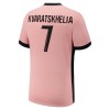 Maillot de Foot Paris Saint-Germain Kvaratskhelia 7 Third 2024-25